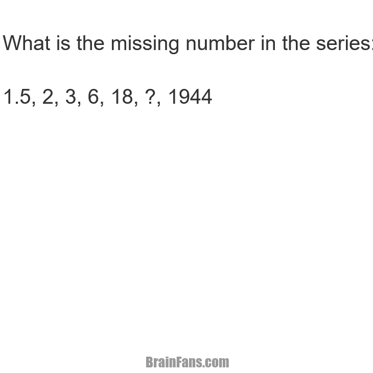 Brain teaser - Number And Math Puzzle - Missing number - Find the missing Number