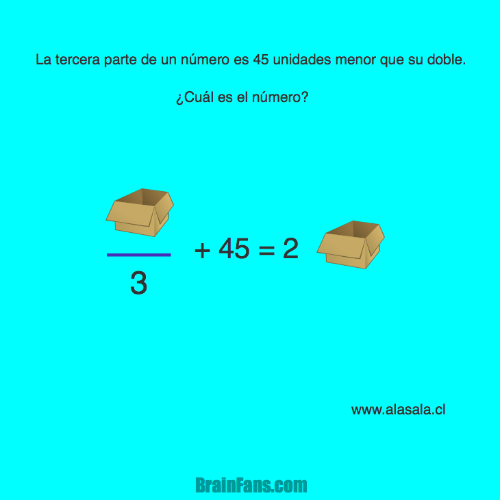 Brain teaser - Kids Riddles Logic Puzzle - ecuación 4 - Planteo de ecuaciones usando modelo gráfico. Inducción.