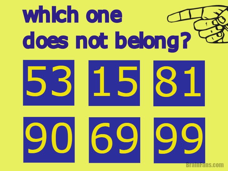 Brain teaser - Number And Math Puzzle - which number does not belong? - which number does not belong? One number is different from others. In which way and which one is it? Find the solution for this math puzzle.