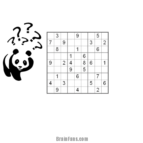 Brain teaser - Sudoku Puzzle - Sudoku - 